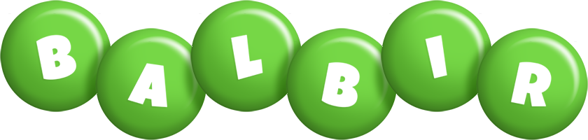 Balbir candy-green logo