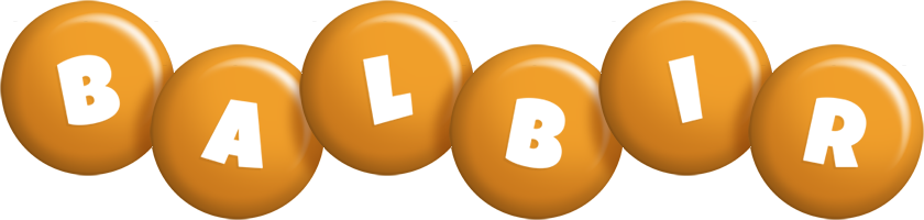 Balbir candy-orange logo