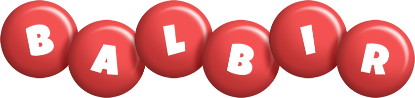 Balbir candy-red logo