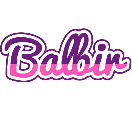 Balbir cheerful logo