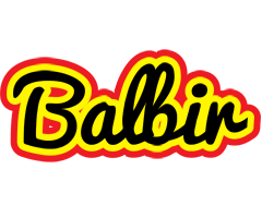 Balbir flaming logo