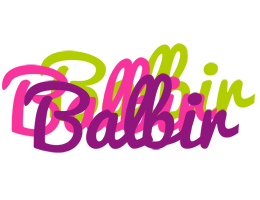 Balbir flowers logo