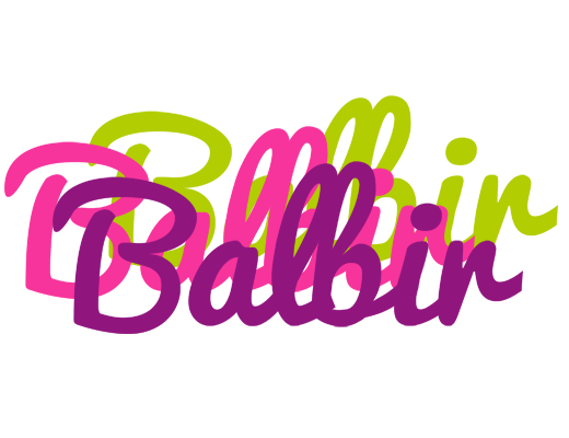 Balbir flowers logo