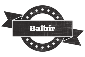 Balbir grunge logo