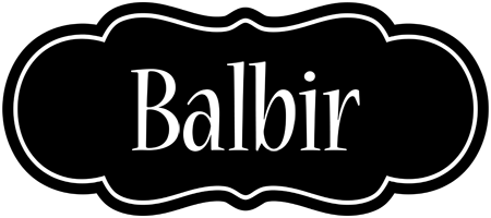 Balbir welcome logo