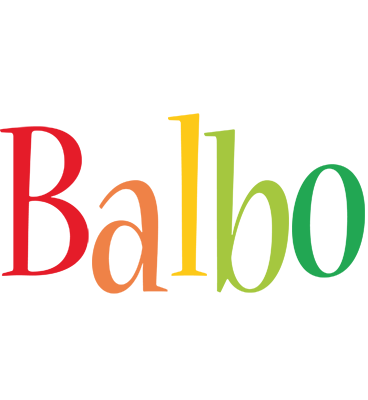 Balbo birthday logo