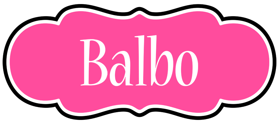 Balbo invitation logo