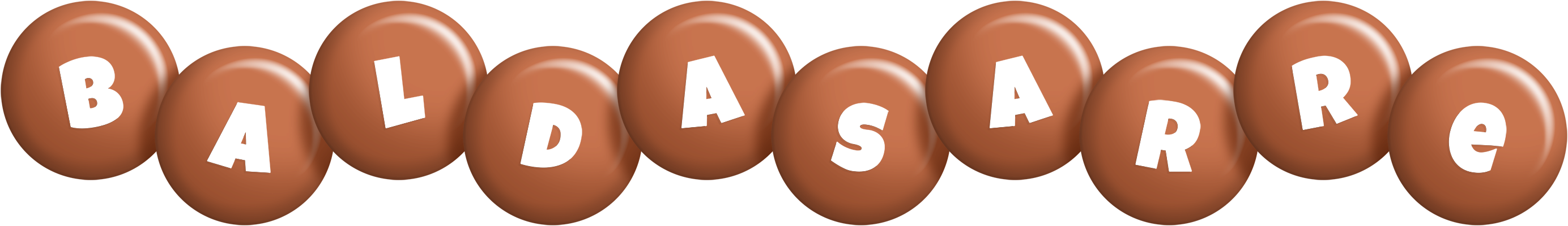 Baldasarre candy-brown logo
