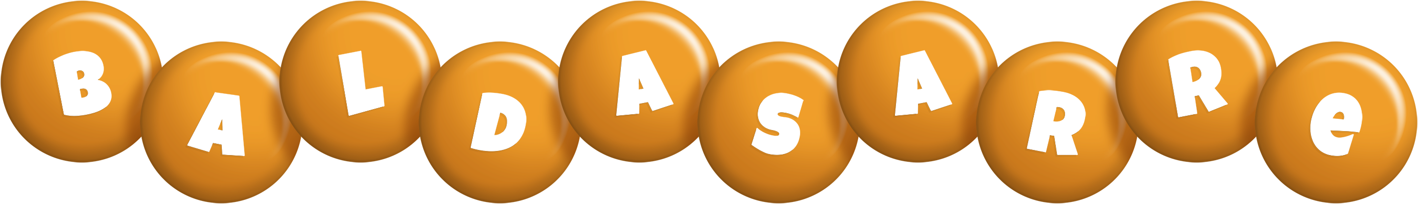 Baldasarre candy-orange logo