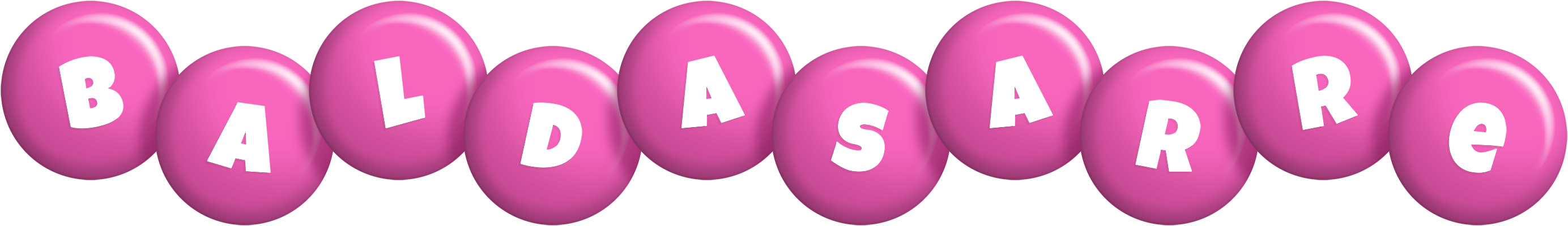 Baldasarre candy-pink logo