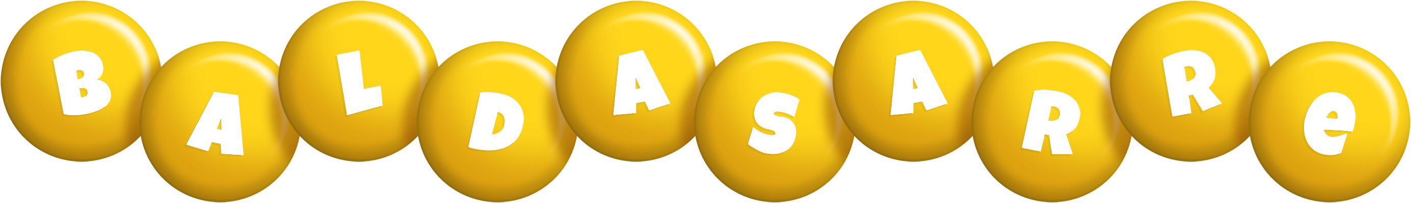 Baldasarre candy-yellow logo