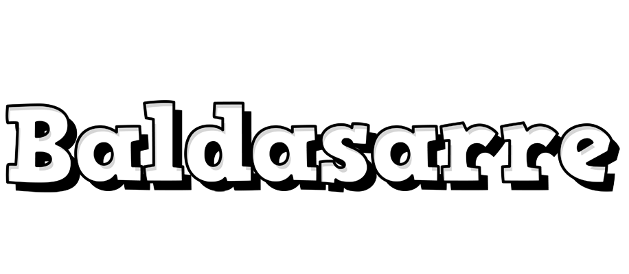 Baldasarre snowing logo