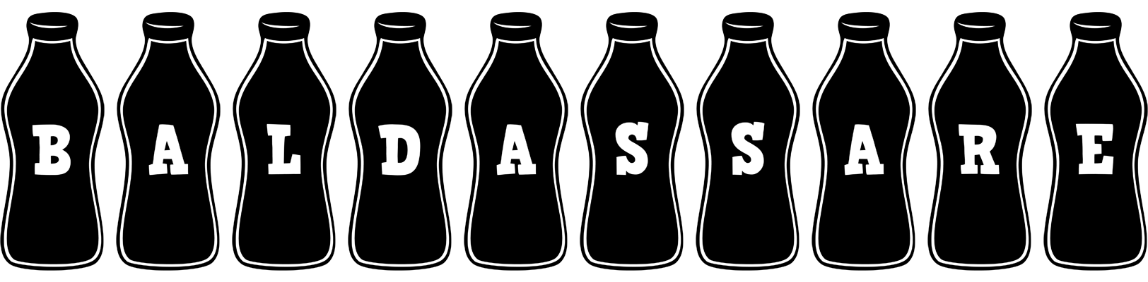 Baldassare bottle logo