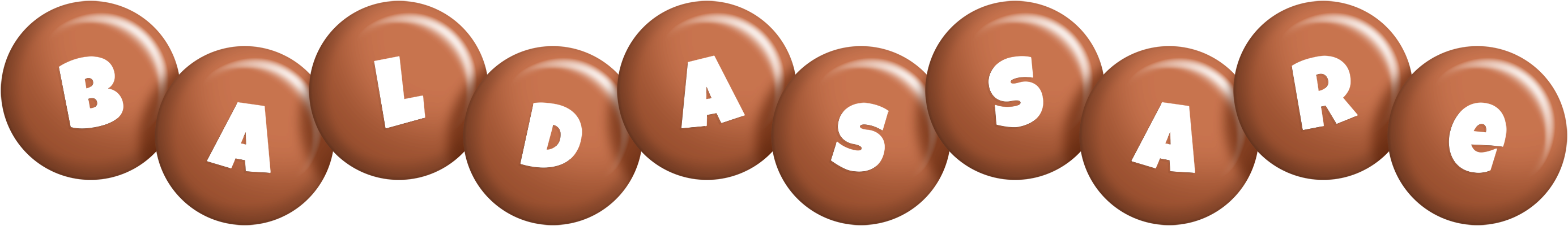 Baldassare candy-brown logo