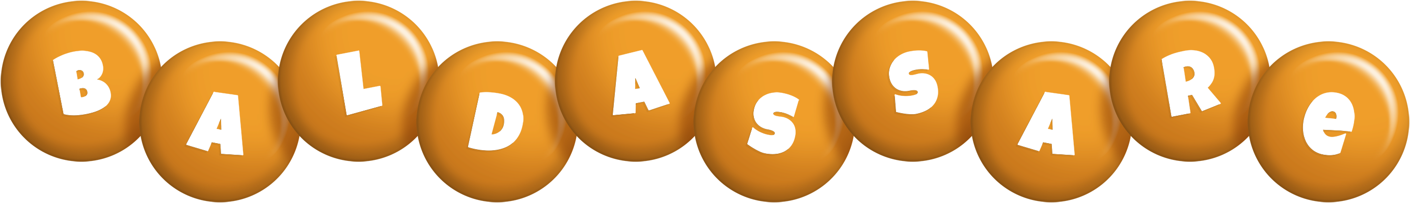 Baldassare candy-orange logo