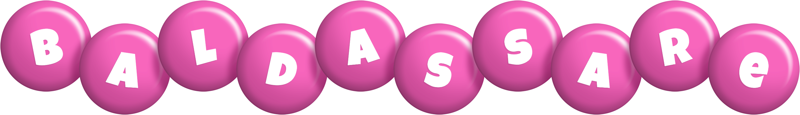 Baldassare candy-pink logo