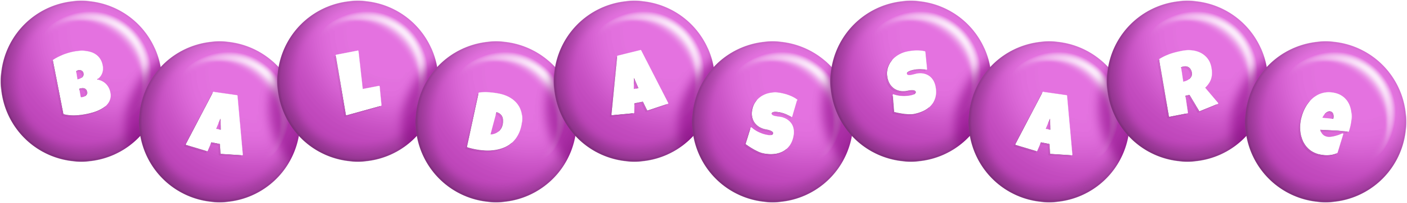 Baldassare candy-purple logo