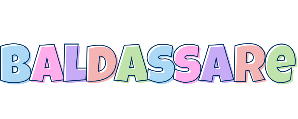Baldassare pastel logo