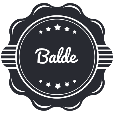Balde badge logo