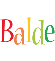 Balde birthday logo