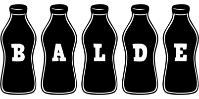 Balde bottle logo