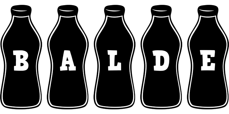 Balde bottle logo