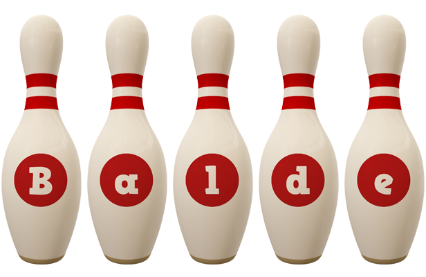 Balde bowling-pin logo