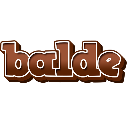 Balde brownie logo