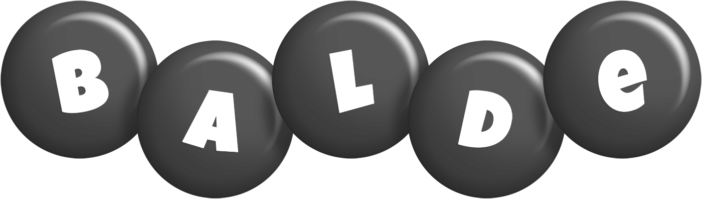 Balde candy-black logo