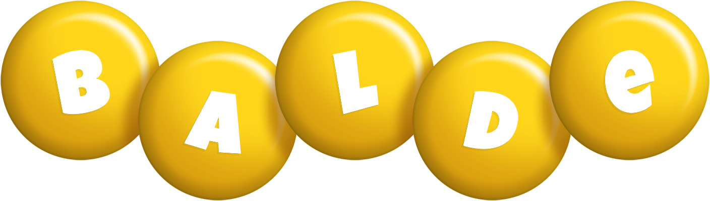 Balde candy-yellow logo