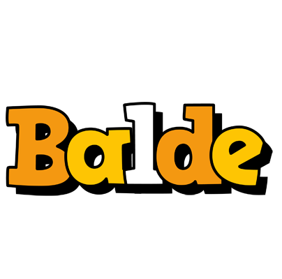 Balde cartoon logo