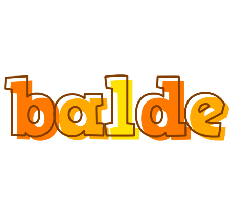 Balde desert logo