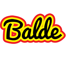 Balde flaming logo