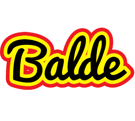 Balde flaming logo