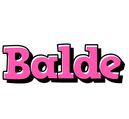 Balde girlish logo