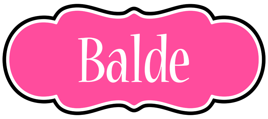 Balde invitation logo