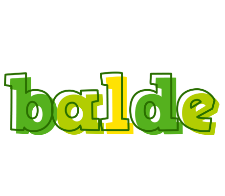 Balde juice logo
