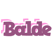 Balde relaxing logo