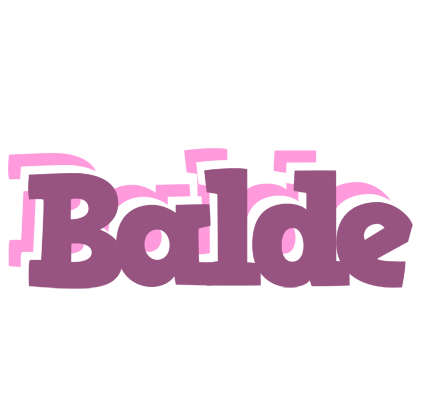 Balde relaxing logo