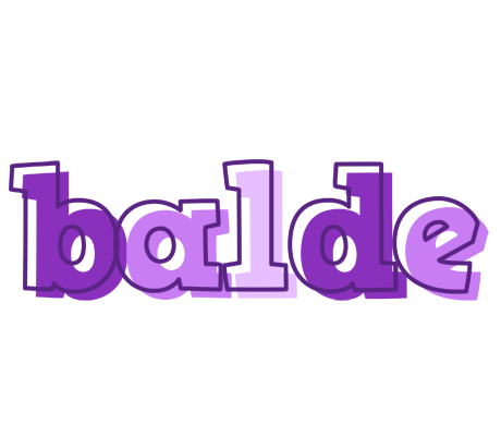Balde sensual logo