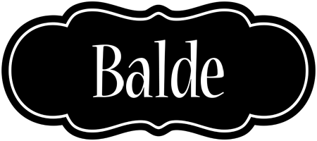 Balde welcome logo