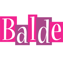 Balde whine logo