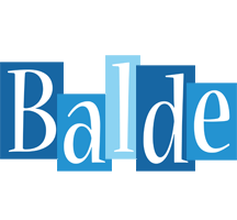 Balde winter logo