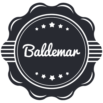 Baldemar badge logo