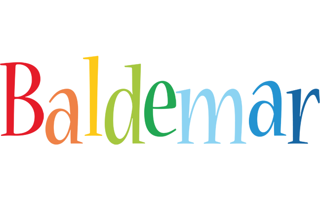 Baldemar birthday logo