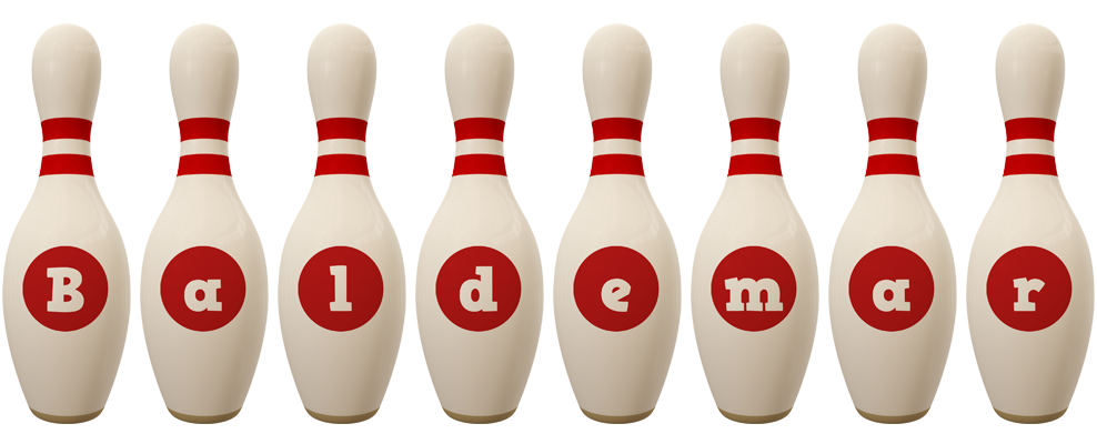 Baldemar bowling-pin logo