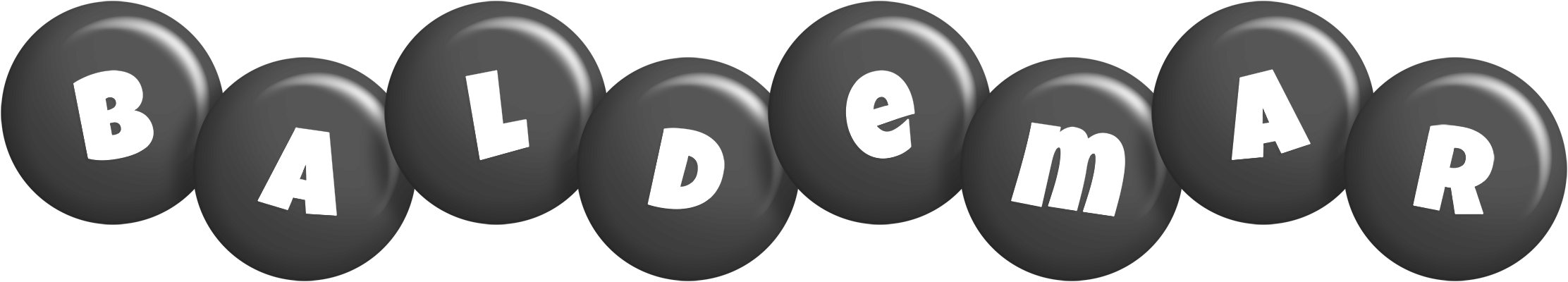 Baldemar candy-black logo