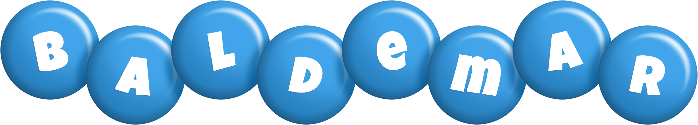 Baldemar candy-blue logo