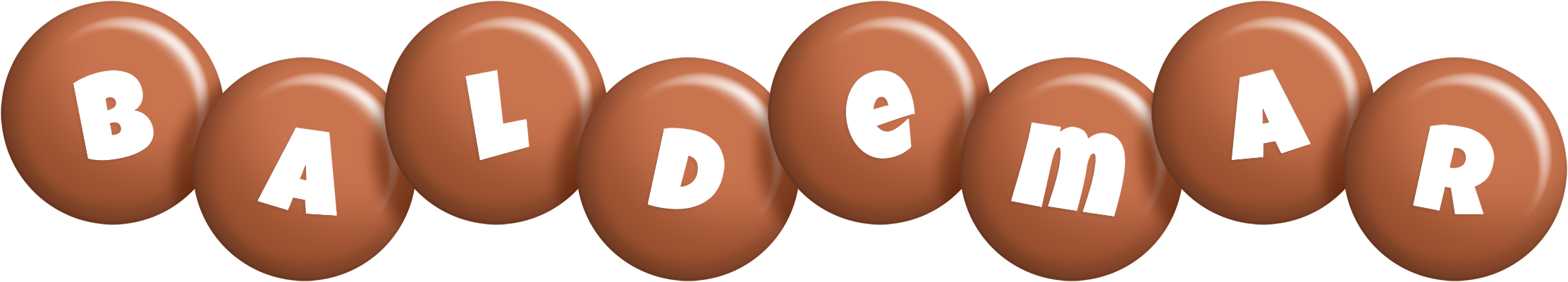 Baldemar candy-brown logo