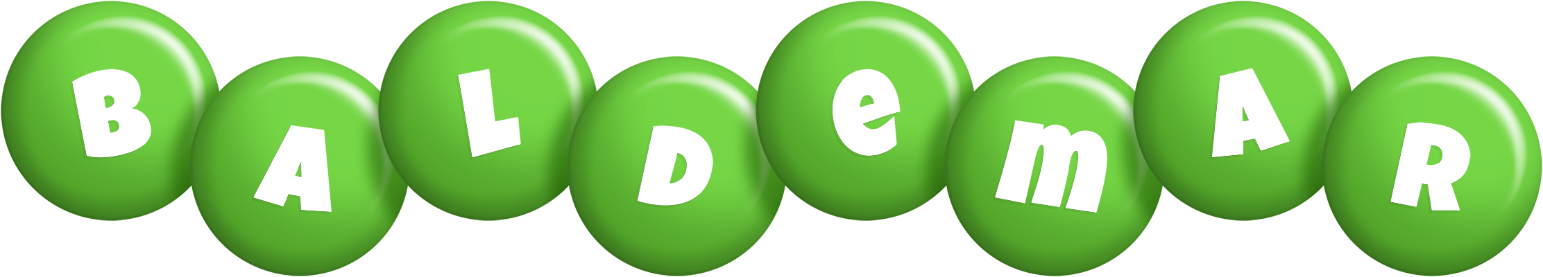 Baldemar candy-green logo